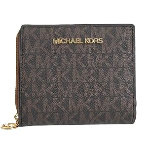【未使用品】マイケルコース MK CHARM 二つ折り財布 ブラウン マイケルコース Michael Kors 二つ折り財布 34S1GNME6B 252